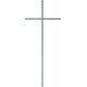 Croix cercueil «fil» acier