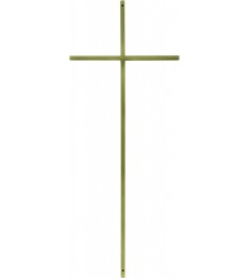 Croix cercueil «fil» en acier