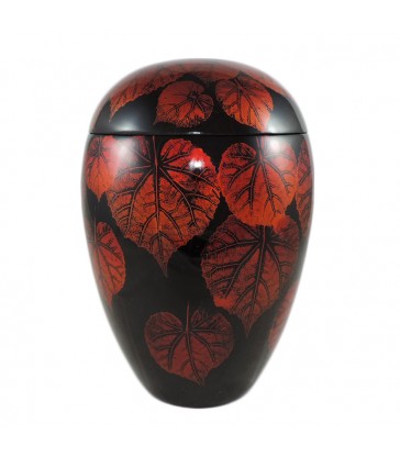 Urne funéraire laqué Automne