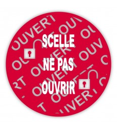 Pastilles adhésives Scellés sécurisées - Boîte de 100