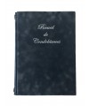 Registre de condoléances CONCERTO en suédine