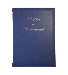 Registre de condoléances PRELUDE simili-cuir