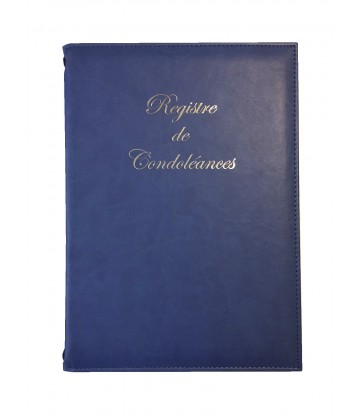 Registre de condoléances PRELUDE simili-cuir