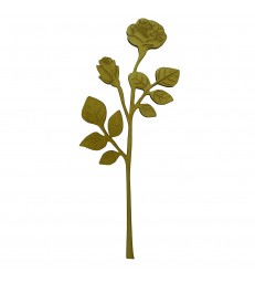Branche de rosier en bois