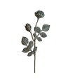 Branche de rosier en Zamak