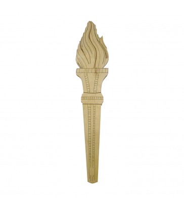 Flambeau en bois