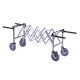 Chariot extensible pour cercueil, roue 200, verrouillable