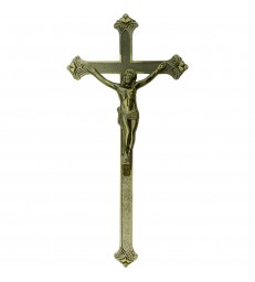 Croix cercueil «standard» en plastique avec Christ