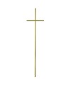 Croix cercueil «fil» en laiton