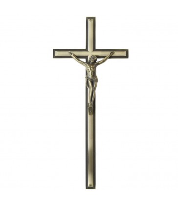 Croix cercueil Zamak «romaine»