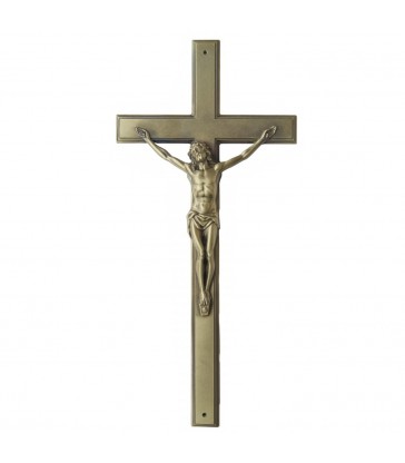 Croix cercueil Zamak «liscia»