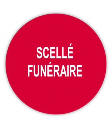 Pastilles adhésives Scellés sécurisées - Boîte de 100