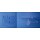 Pupitre mural pliable pour registres