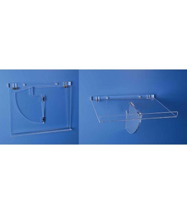 Pupitre mural pliable pour registres