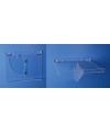 Pupitre mural pliable pour registres