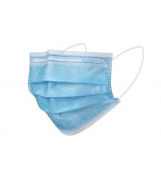 Masques chirurgicaux bleus 3 plis type II norme EN14683:2019, par 50