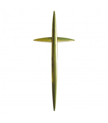 Croix cercueil Zamak «Galbe»