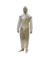 Combinaison de protection Jetable Polypropylène Blanc