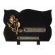 Inter altuglas NOIR pour plaque funéraire