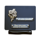 Inter altuglas NOIR pour plaque funéraire