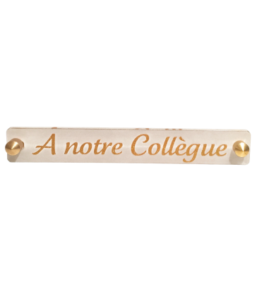 Inter altuglas OPALE pour plaque funéraire