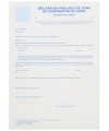 Déclaration préalable de soins de conservation de corps, paquet de 25