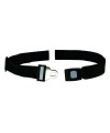 Jeu de 2 sangles noire de maintien pour civière avec fermeture boucle métal