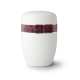 Urne funéraire acier bandeau de roses