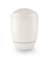 Urne funéraire acier blanche