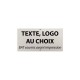 Plaque de concession cimetière à visser en PVC