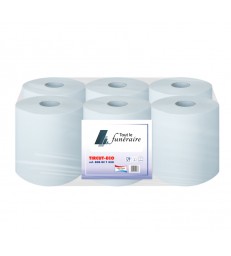 Bobine essuie-mains, 450 feuilles 2 épaisseurs, par 6