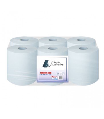 Bobine essuie-mains, 450 feuilles 2 épaisseurs, par 6