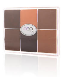 Palette 6 couleurs pour peaux noires et métisses