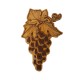 Grappe de raisins en bois
