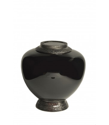Urne funéraire en verre noire